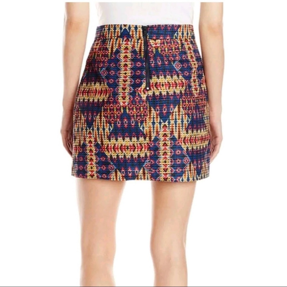 Sam Edelman Aztec Triangle Pattern Mini Skirt - image 4